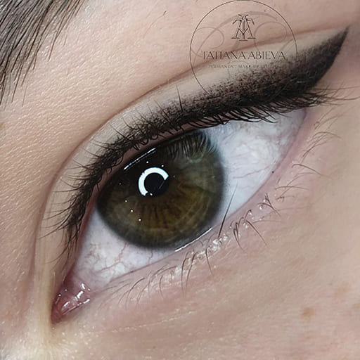 перманентный макиях глаз в студии Татьяны Абиевой